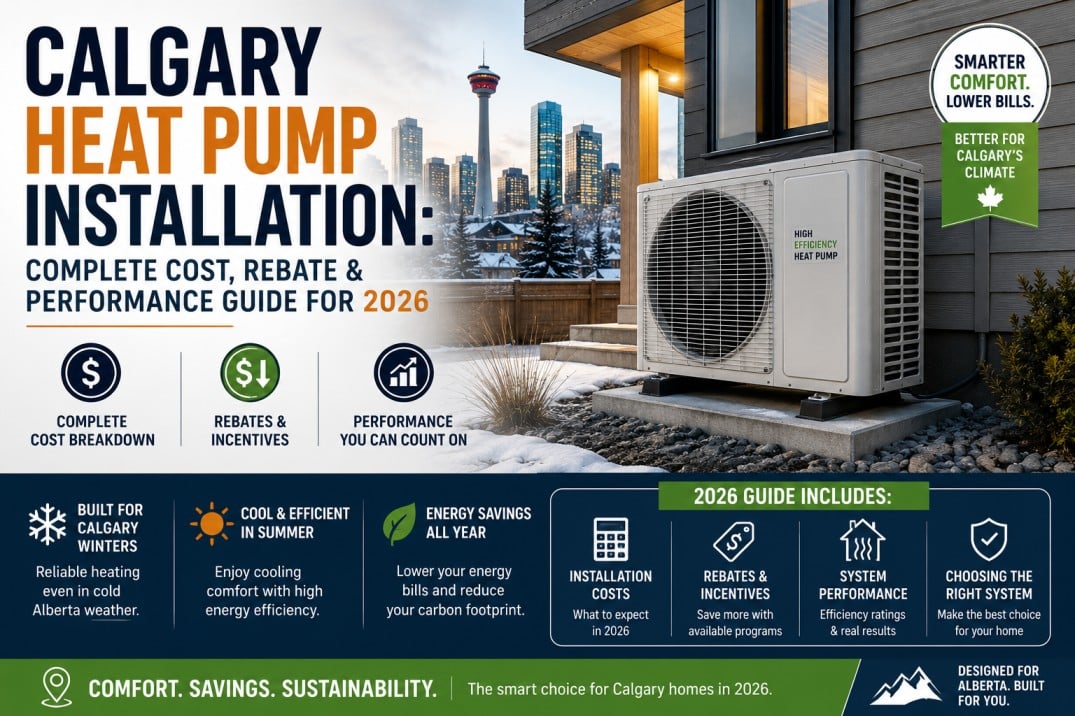 Calgary Heat Pump Installation: Complete Cost, Rebate & Performance Guide for 2026