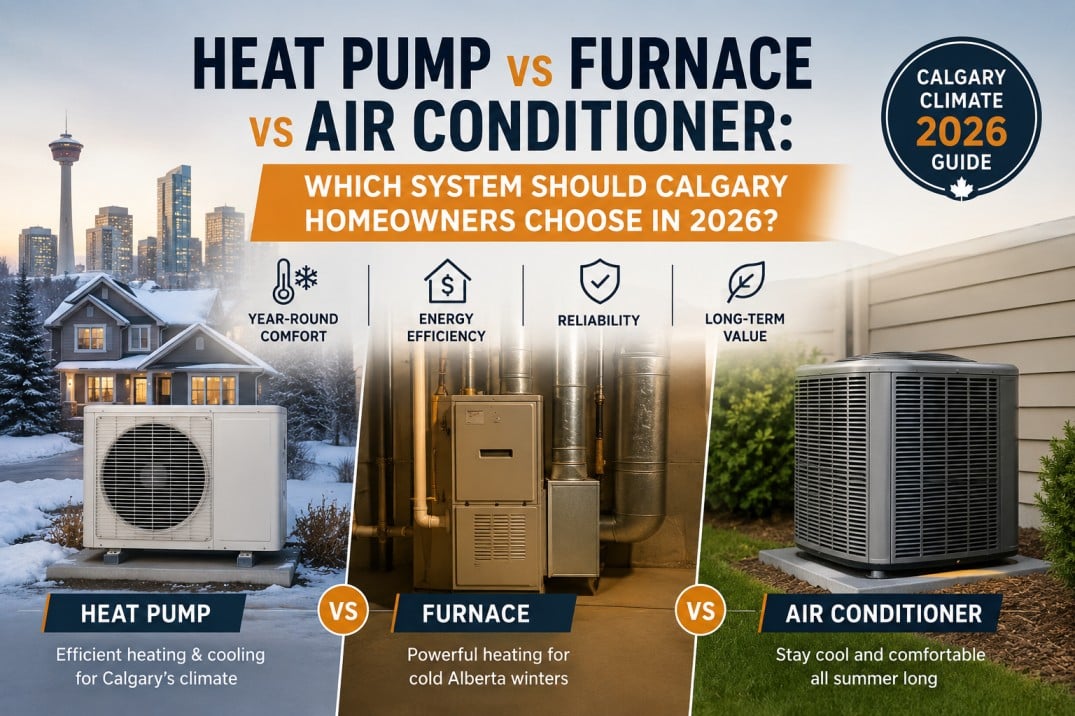 Heat Pump vs Furnace vs AC: Calgary Guide 2026