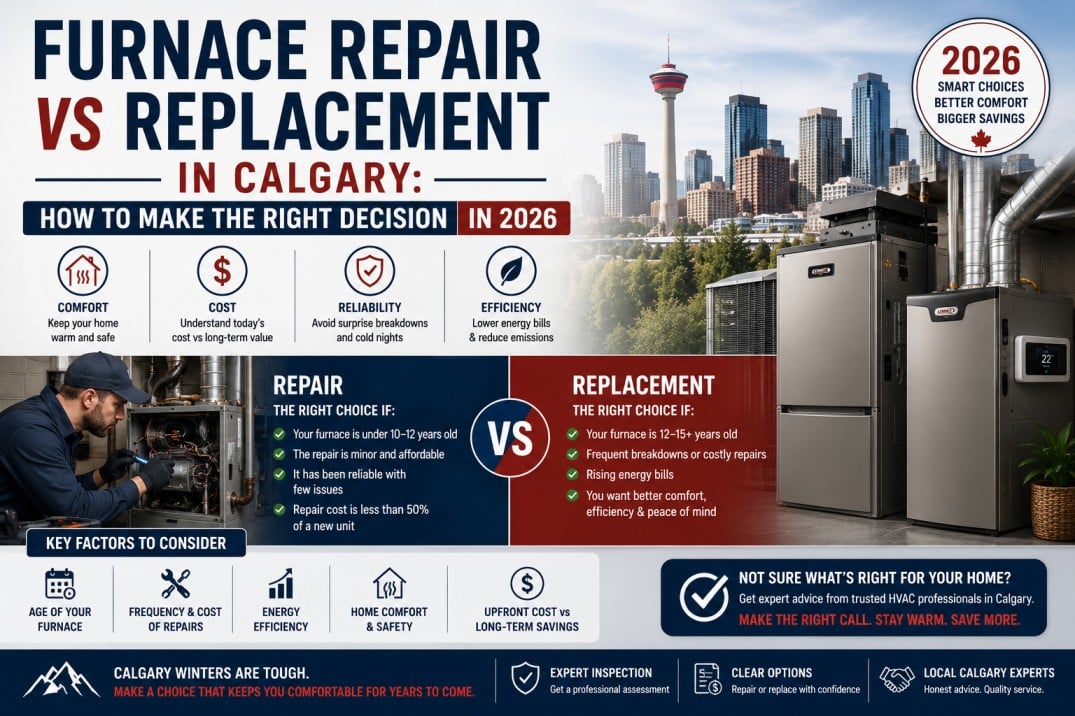 Furnace Repair vs Replacement in Calgary: How to Make the Right Decision in 2026