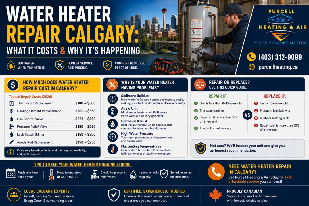 Water Heater Repair Calgary: What It Costs & Why It's Happening