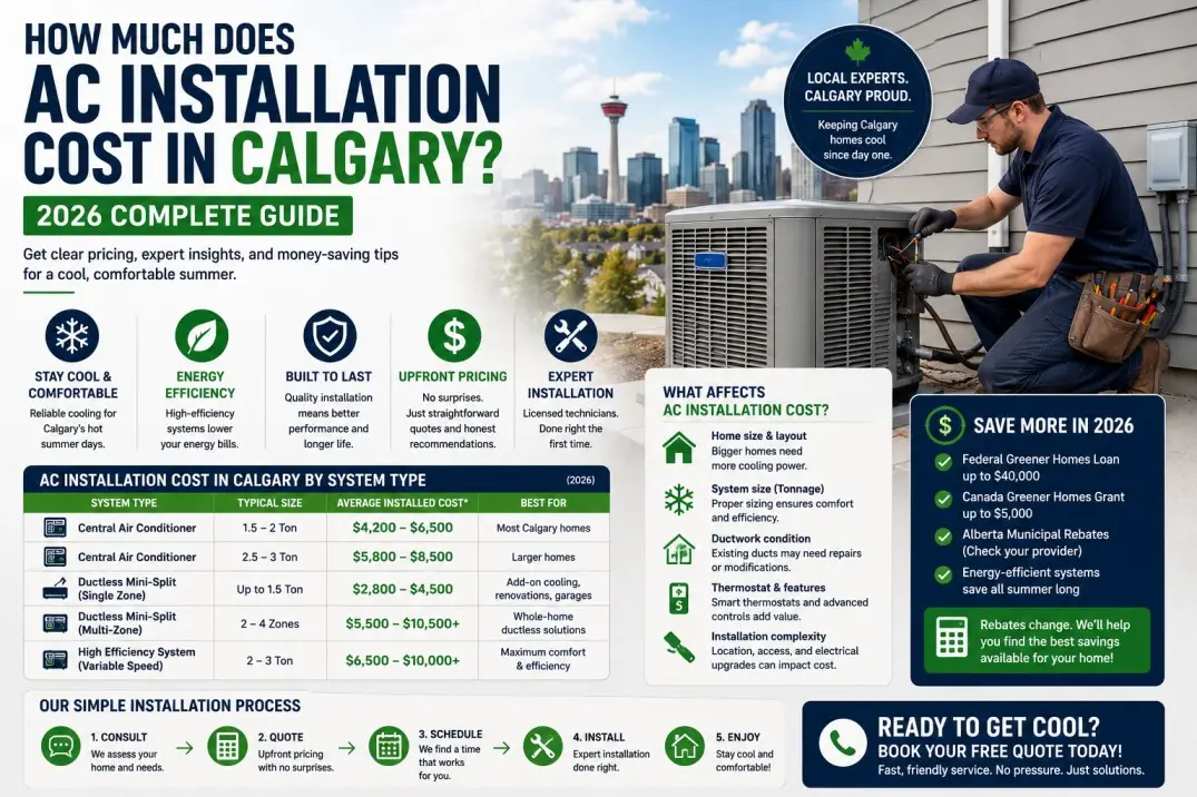 How Much Does AC Installation Cost in Calgary? 2026 Complete Guide