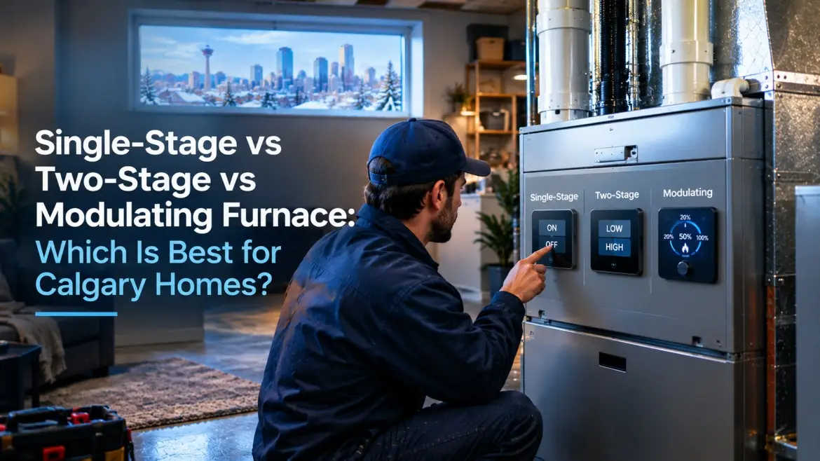 Single-Stage vs Two-Stage vs Modulating Furnace: Which Is Best for Calgary Homes?