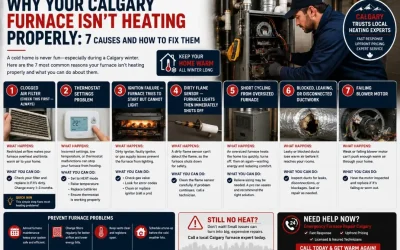 Why Your Calgary Furnace Isn't Heating Properly: 7 Causes and How to Fix Them
