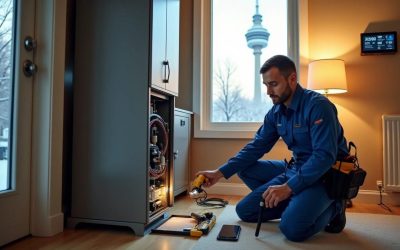 HVAC technician optimizing furnace Calgary save money tips Purcell Heating and Air Ltd